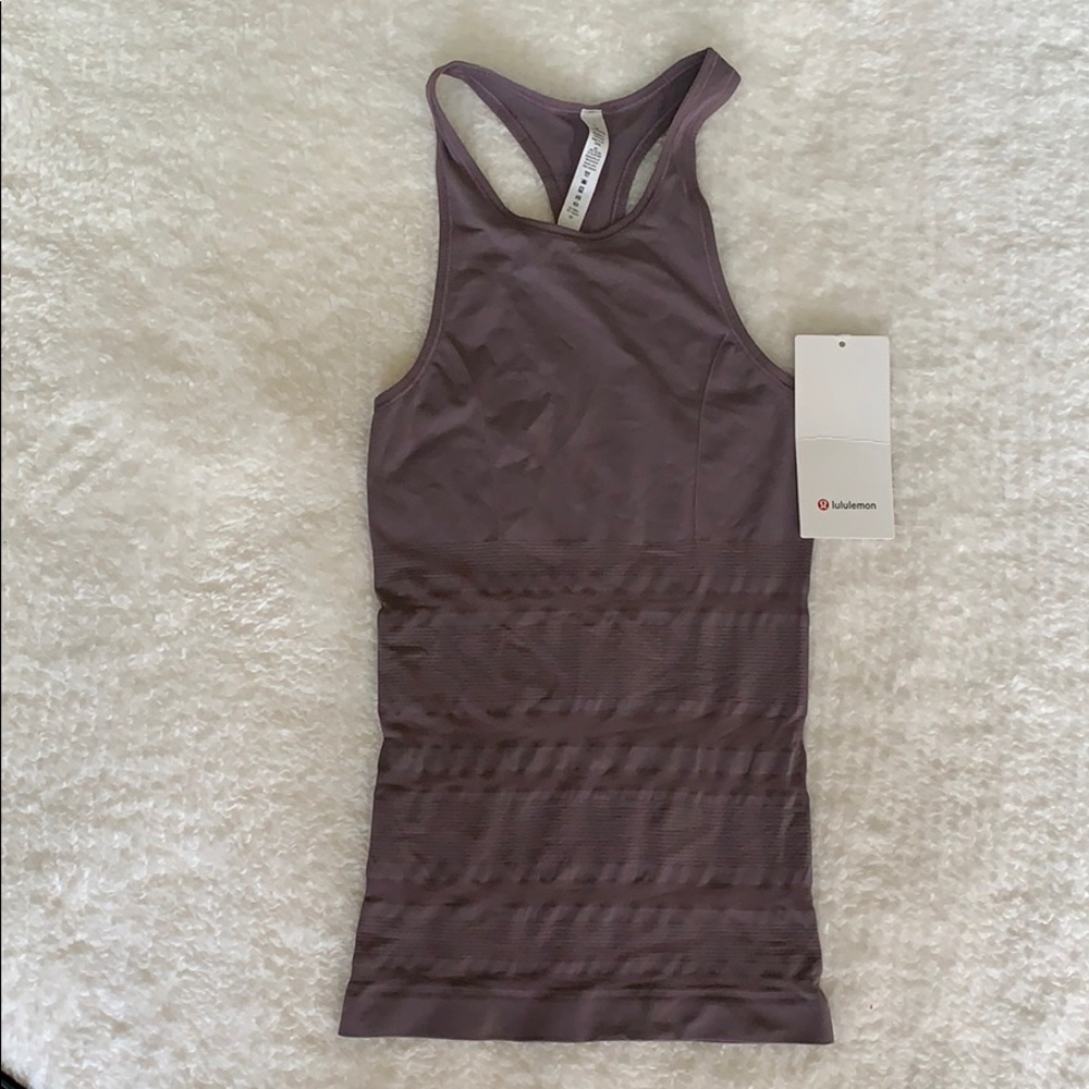 Lululemon Gleam and Glow Tank Light Purple Size 4